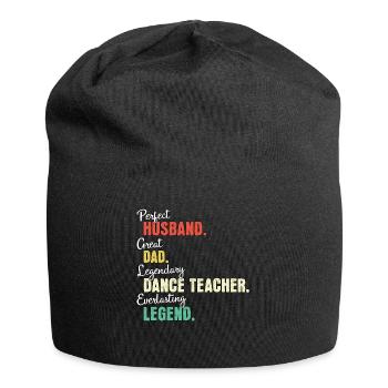 Dance teacher dad - Jersey Beanie - black - Front