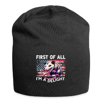Opossum - Jersey-Beanie - Schwarz - Vorne