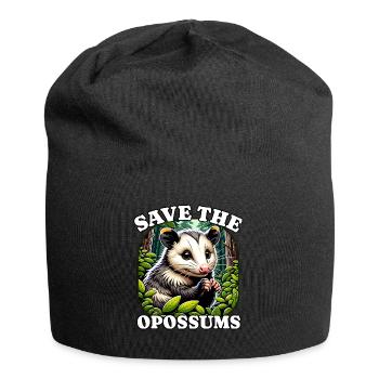 Save Opossum - Jersey Beanie - black - Front