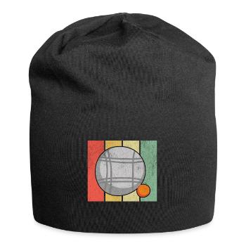 Bocce Ball Retro - Jersey Beanie - black - Front