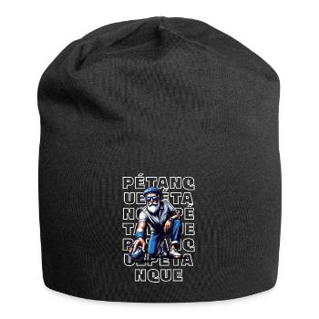 Petanque - Jersey-Beanie - Schwarz - Vorne