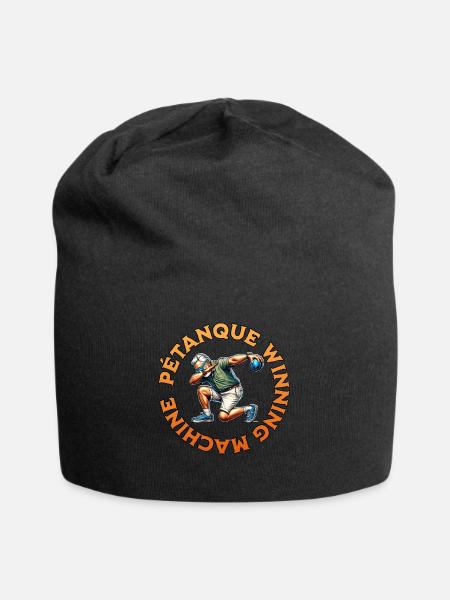 Petanque Winner - Jersey Beanie - black