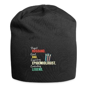Epidemiologist Dad - Jersey Beanie - black - Front