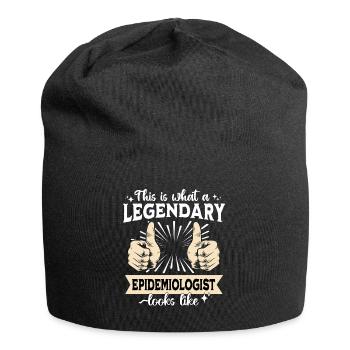 Épidémiologiste légendaire - Bonnet en jersey - noir - Devant