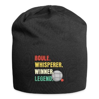 Boule Flüsterer Boule Legende - Jersey-Beanie - Schwarz - Vorne