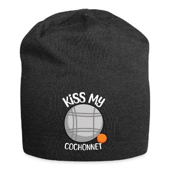 Dictons de boule - Bonnet en jersey - charbon - Devant