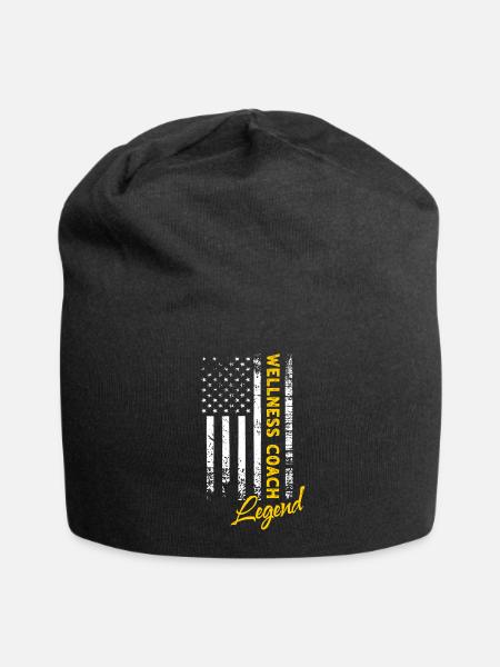 Wellness Coach Legende - Jersey-Beanie - Schwarz