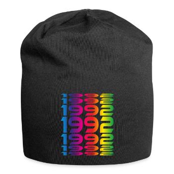 Né(e) en 1992 Année de naissance Cadeau - Bonnet en jersey - noir - Devant