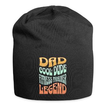 Dad Fitness Trainer - Jersey Beanie - black - Front