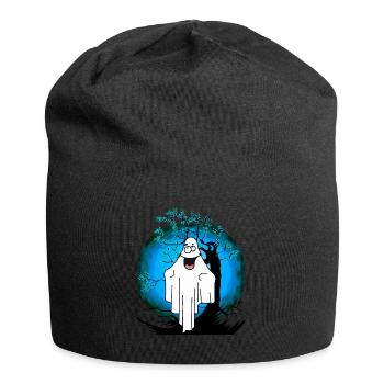 Halloween Gespenst Geist Geister - Jersey-Beanie - Schwarz - Vorne