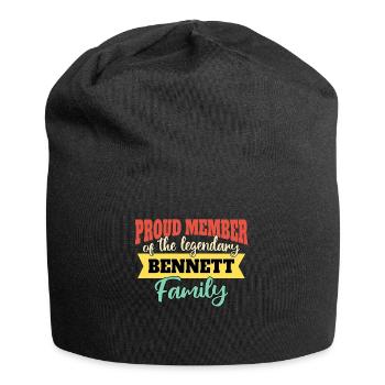 Name Bennett - Jersey Beanie - black - Front