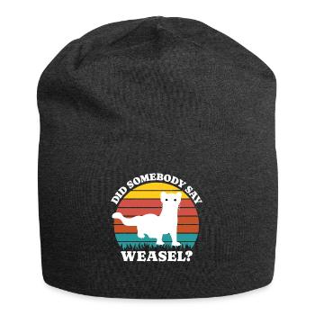 Weasel - Jersey Beanie - charcoal grey - Front