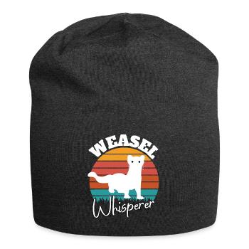 Weasel Whisperer - Jersey Beanie - charcoal grey - Front