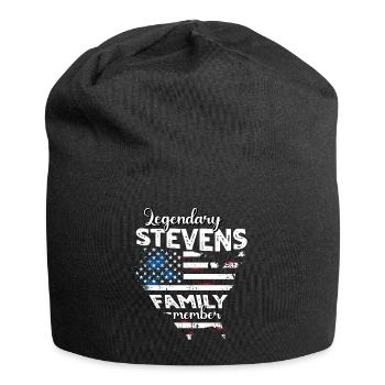 Famille Stevens, États-Unis - Bonnet en jersey - noir - Devant