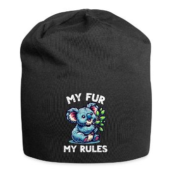 Funny Koala Sayings - Jersey Beanie - black - Front