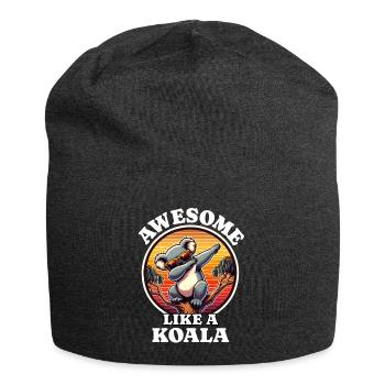 Koala - Jersey-Beanie - Anthrazit - Vorne