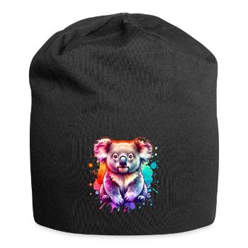 Koala - Jersey-Beanie - Schwarz - Vorne