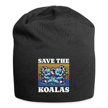 Save Koala - Jersey Beanie - black - Front
