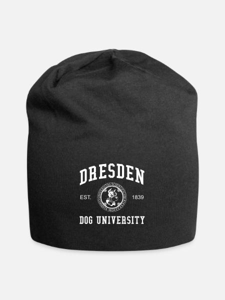 Dresden Dog University Universität Hochschule Uni - Jersey-Beanie - Schwarz