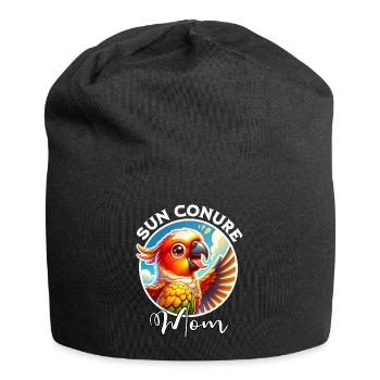 Sun Conure Mom - Jersey Beanie - black - Front