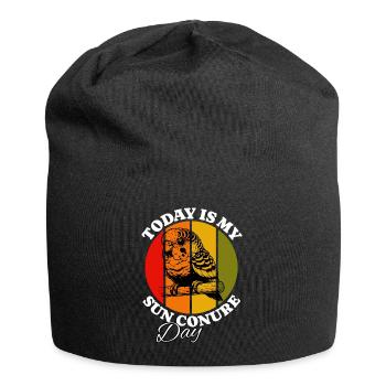Sun parakeet - Jersey Beanie - black - Front