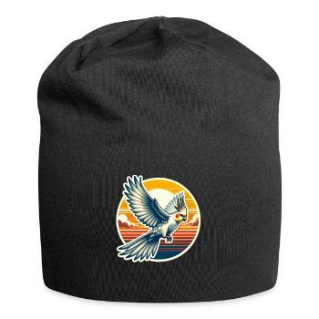 Cockatiel Saying - Jersey Beanie - black - Front