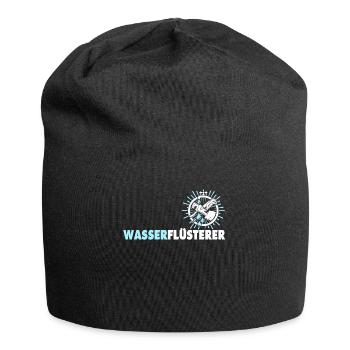 Water Master Sayings Water Whisperer - Jersey Beanie - black - Front