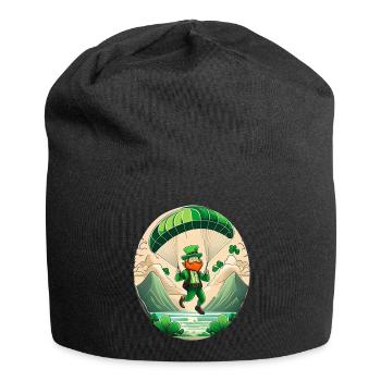 Parapente Trèfle de la Saint-Patrick - Bonnet en jersey - noir - Devant