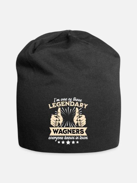 Legendäre Wagner Legende - Jersey-Beanie - Schwarz