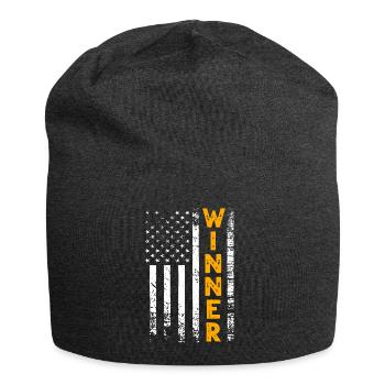 Gewinner Winner - Jersey-Beanie - Anthrazit - Vorne
