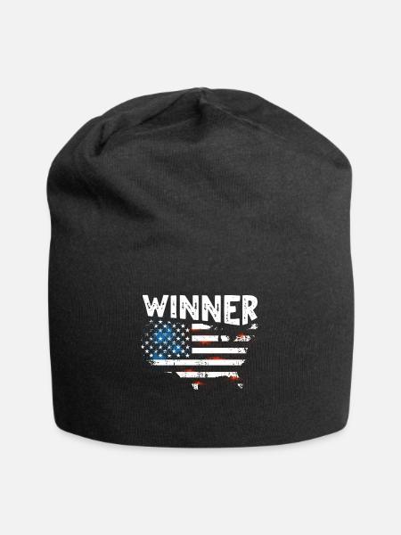 Gewinner US Winner - Jersey-Beanie - Schwarz