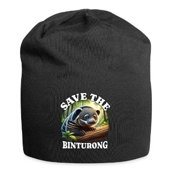 Save Marderbär - Jersey Beanie - black - Front