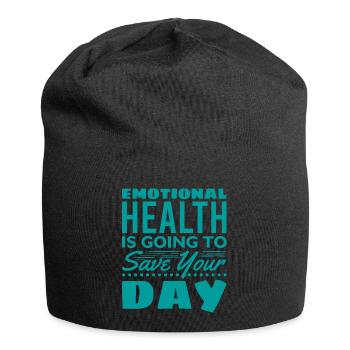 Santé émotionnelle - Bonnet en jersey - noir - Devant