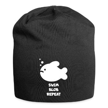 Blobfish Sayings Fish - Jersey Beanie - black - Front