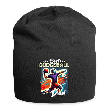 Dodgeball Papa - Jersey-Beanie - Schwarz - Vorne