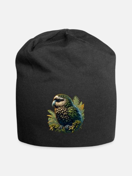Kakapo - Jersey-Beanie - Schwarz