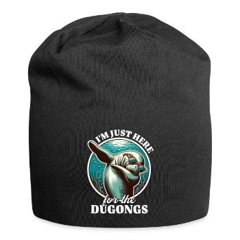 Funny Manatee Sayings - Jersey Beanie - black - Front