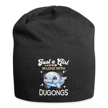Manatee Fille Dugong - Bonnet en jersey - noir - Devant