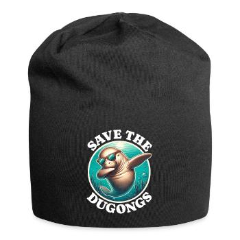 Save Dugong - Jersey Beanie - black - Front