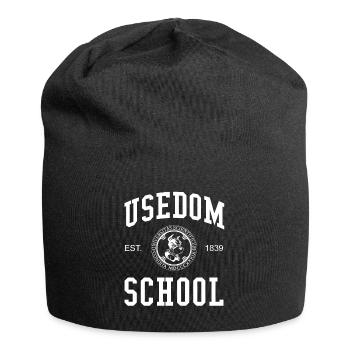 Usedom School Hochschule University Schule Uni - Jersey Beanie - black - Front