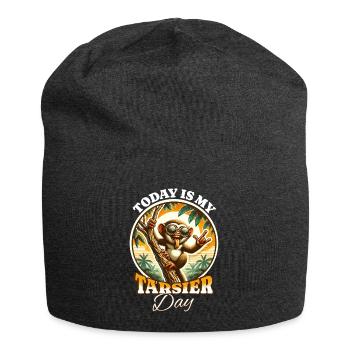 Koboldmaki Tarsier - Jersey-Beanie - Anthrazit - Vorne