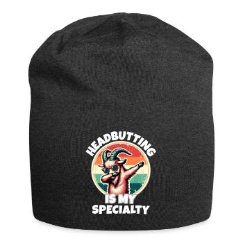 Screw Goat Sayings - Jersey Beanie - charcoal grey - Front
