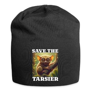 Save Koboldmaki - Jersey-Beanie - Schwarz - Vorne