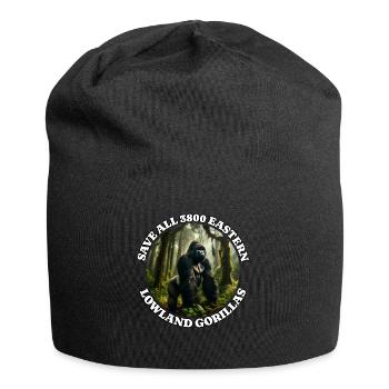 Save Gray Gorilla - Jersey Beanie - black - Front