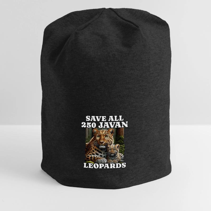 Save Java Leopard Jersey Beanie