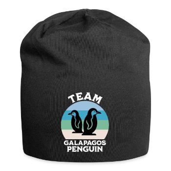 Galapagos Pinguin Sprüche - Jersey-Beanie - Schwarz - Vorne