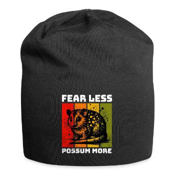 Pygmy Possum Sugar Glider - Jersey Beanie - black - Front
