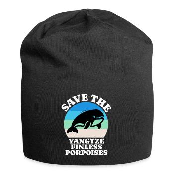 Yangtze River Smooth Dolphin - Jersey Beanie - black - Front
