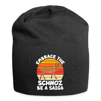 Saiga Antelope Sayings - Jersey Beanie - black - Front