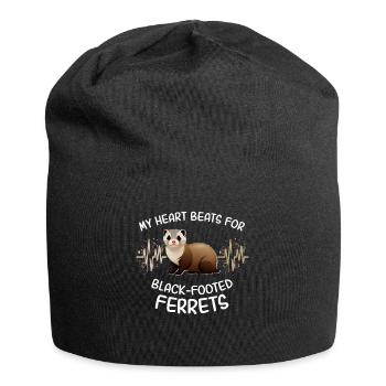 Iltis Blackfoot Siltis Heartline - Jersey Beanie - black - Front